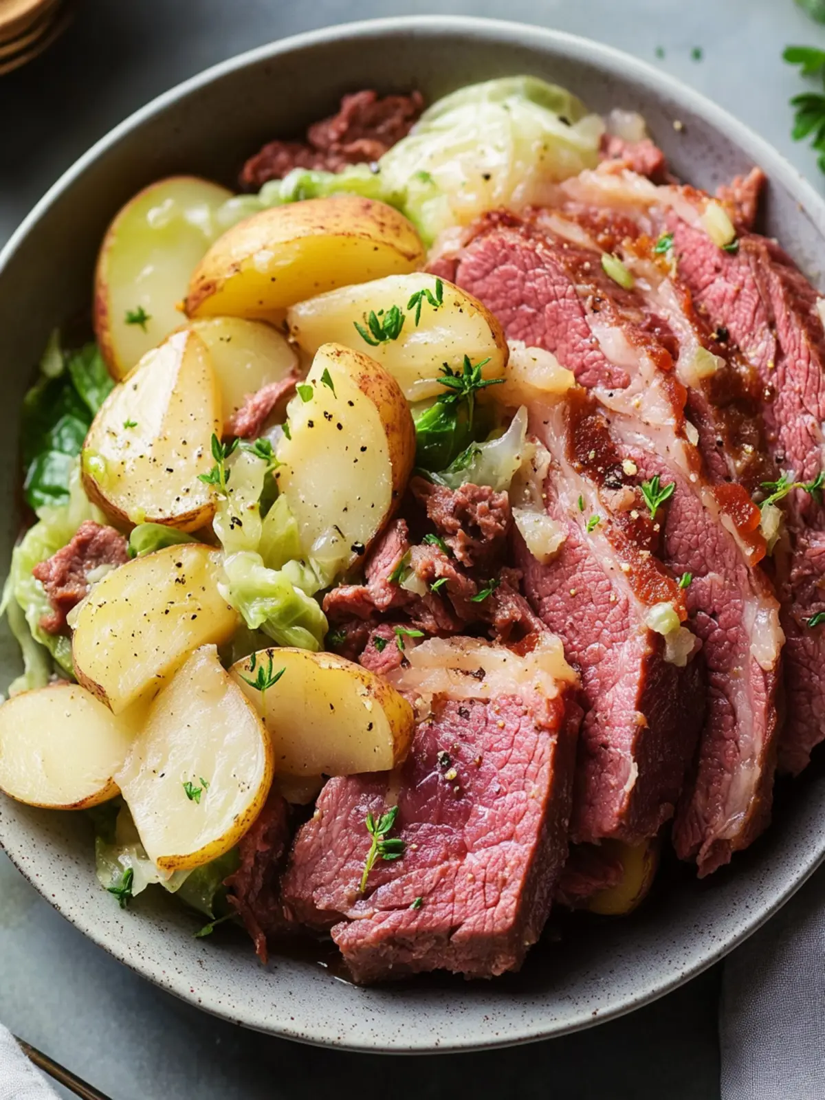 corn beef and cabbage
