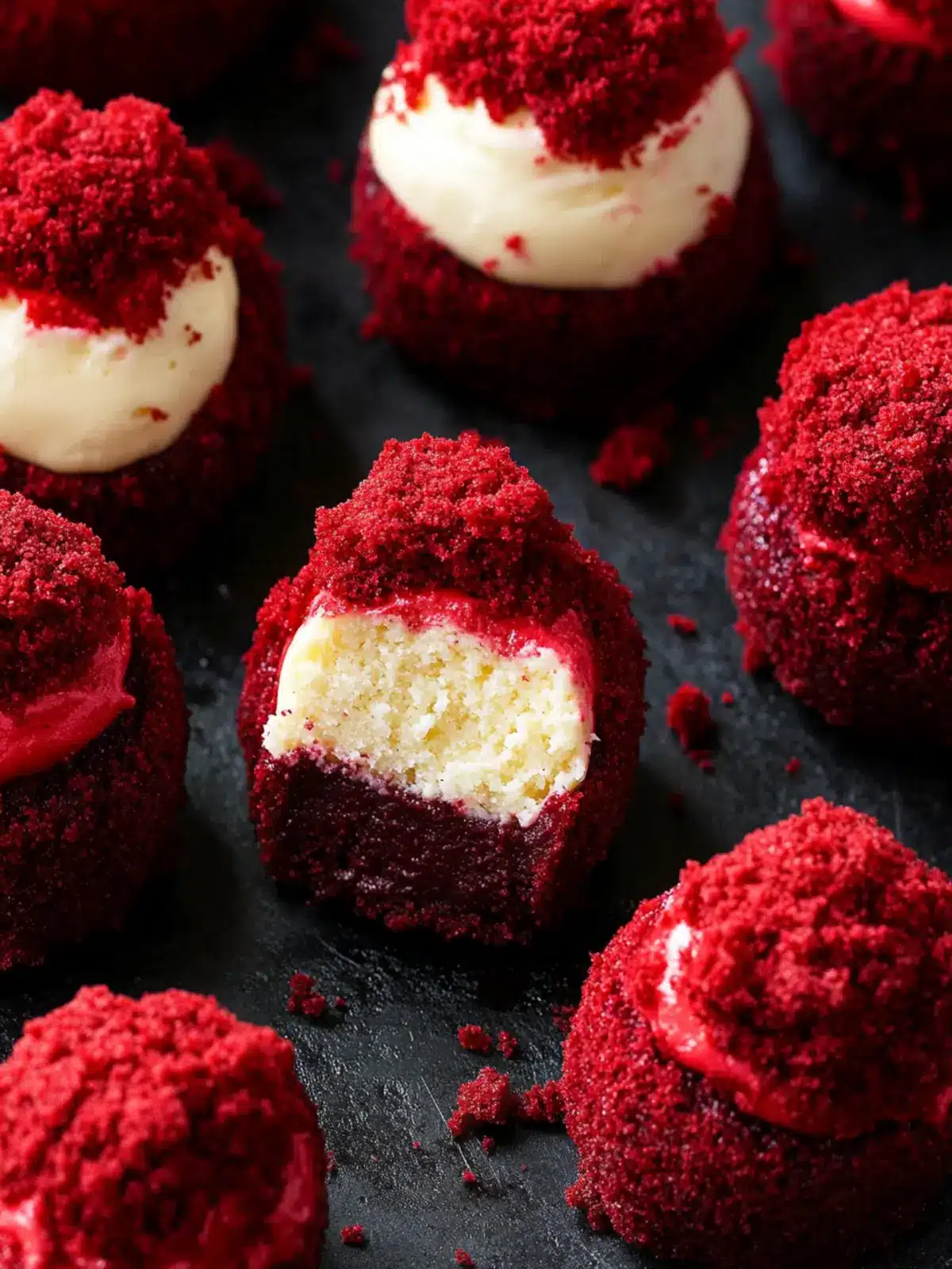 Red Velvet Cheesecake Bites