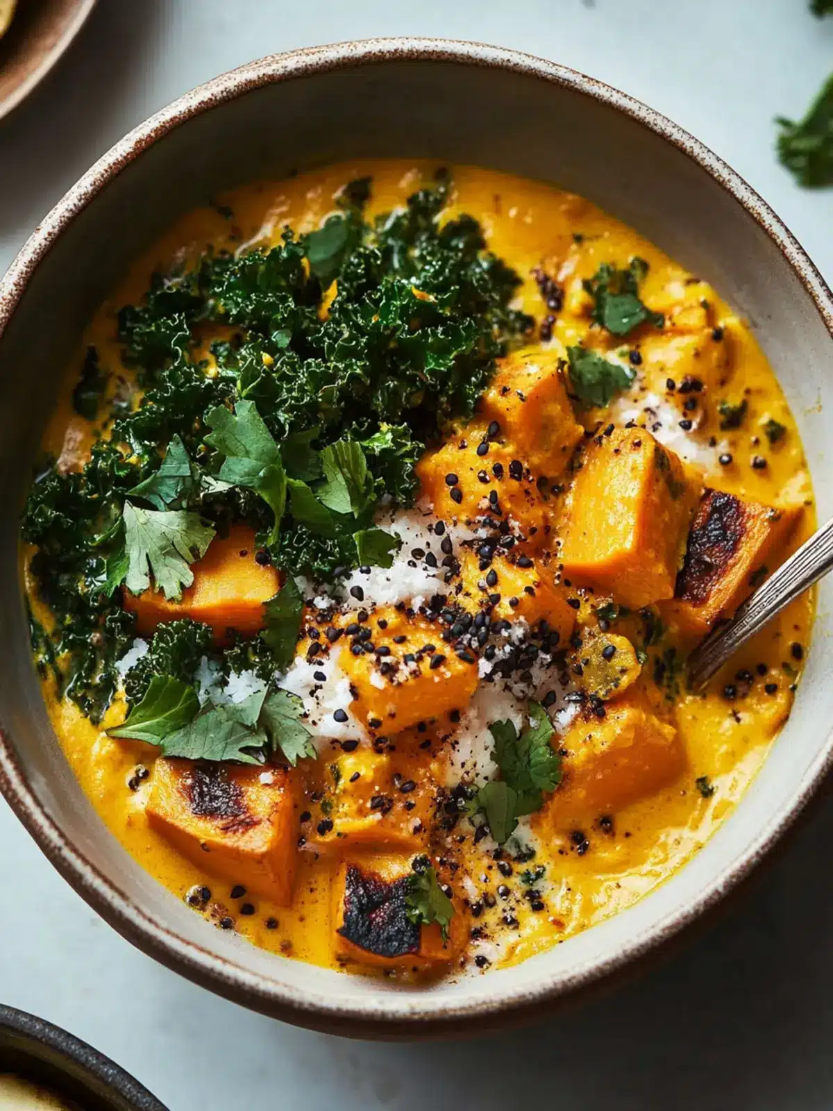 Sweet Potato Kale Coconut recipe