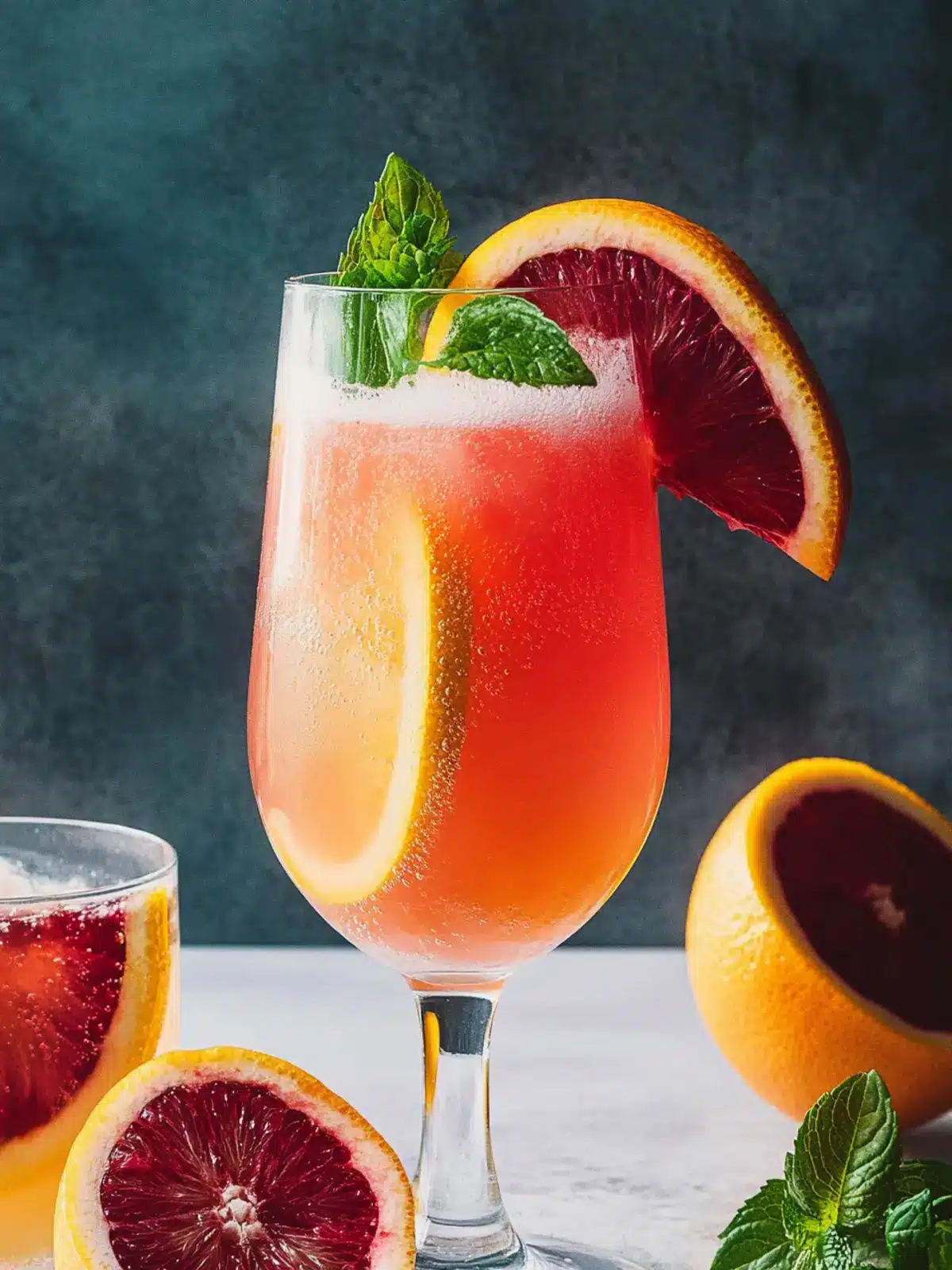 Blood Orange Mocktail Spritzer