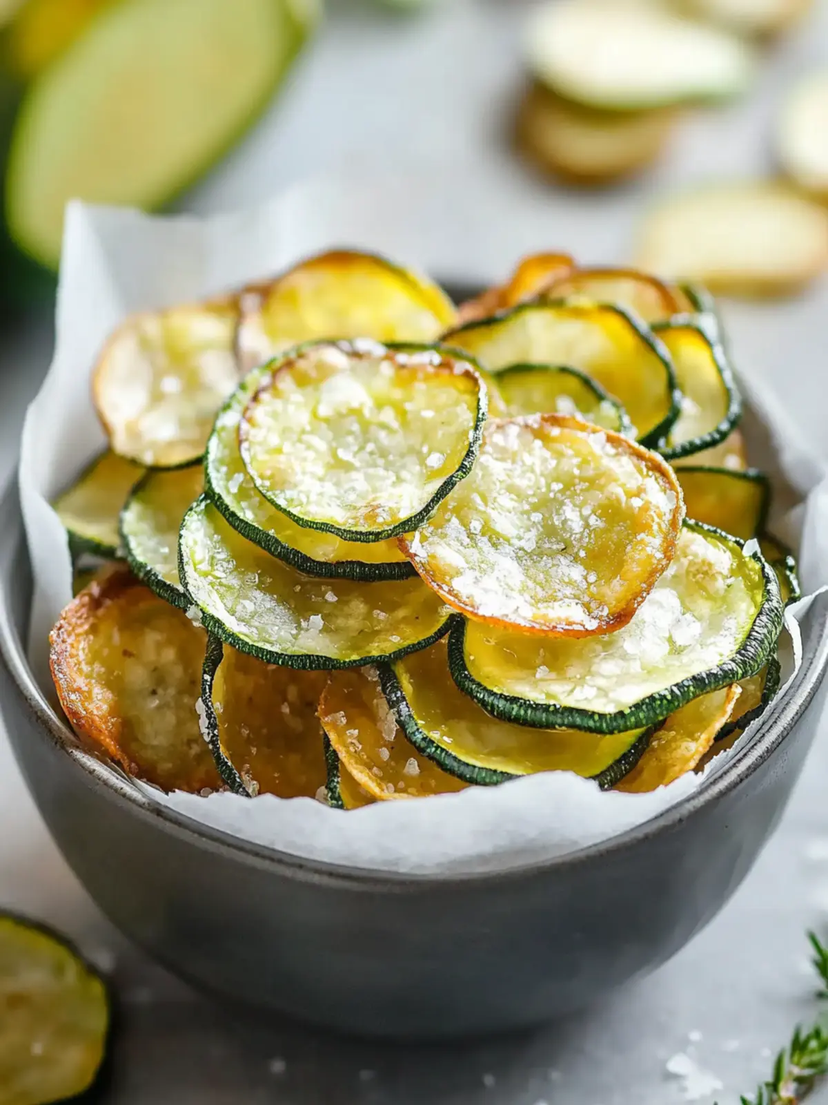 Best Salt and Vinegar Zucchini Chips