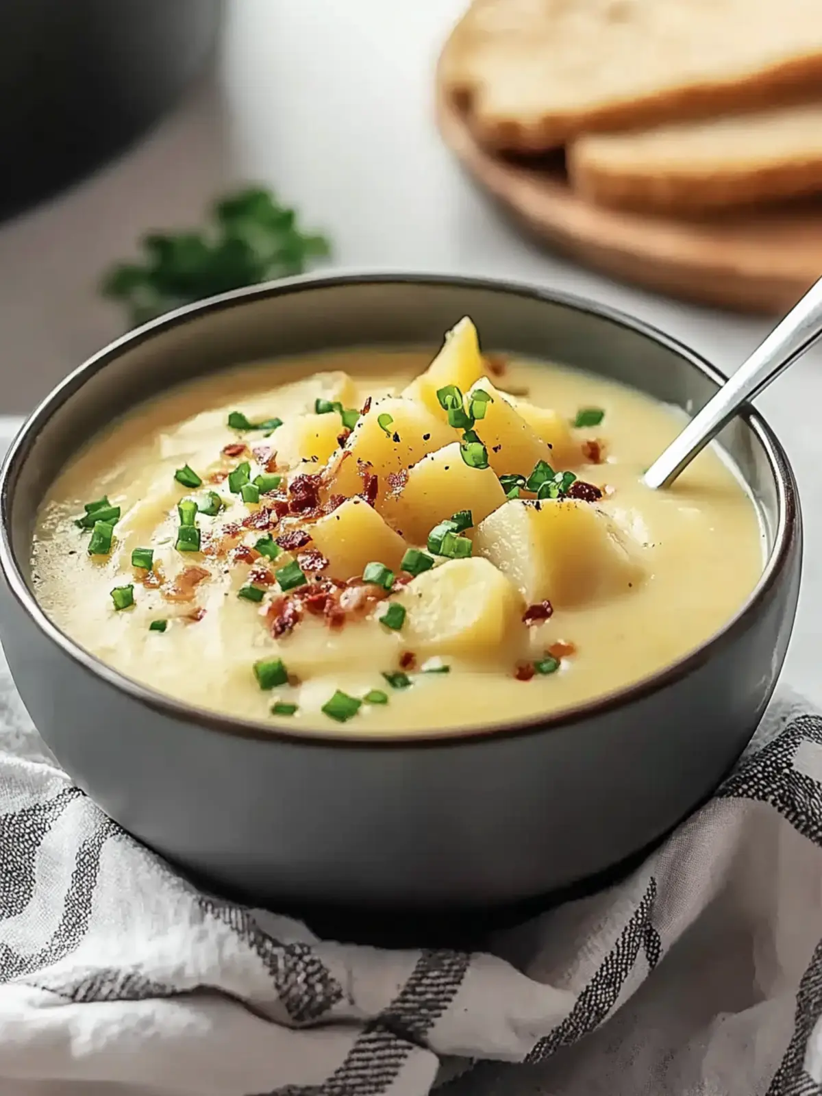 Simple Vegan Instant Pot Potato Soup