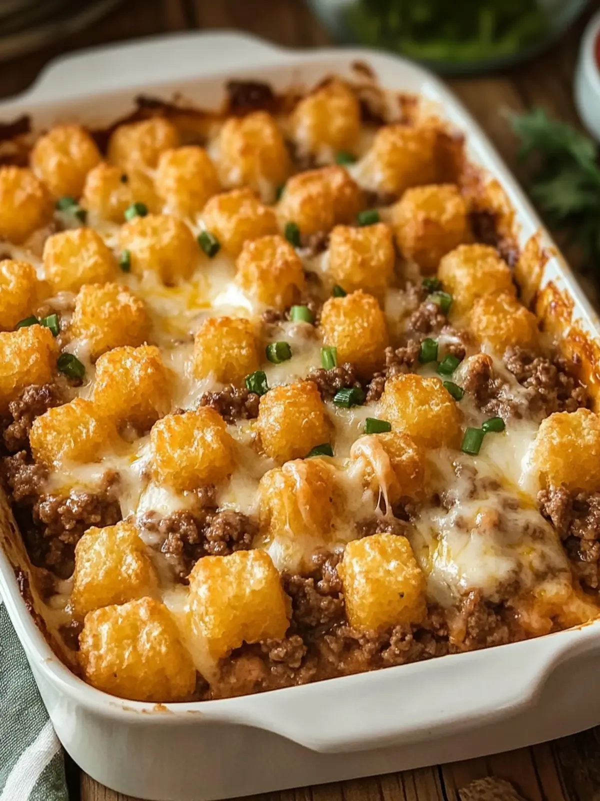 tator tot casserole with ground beef