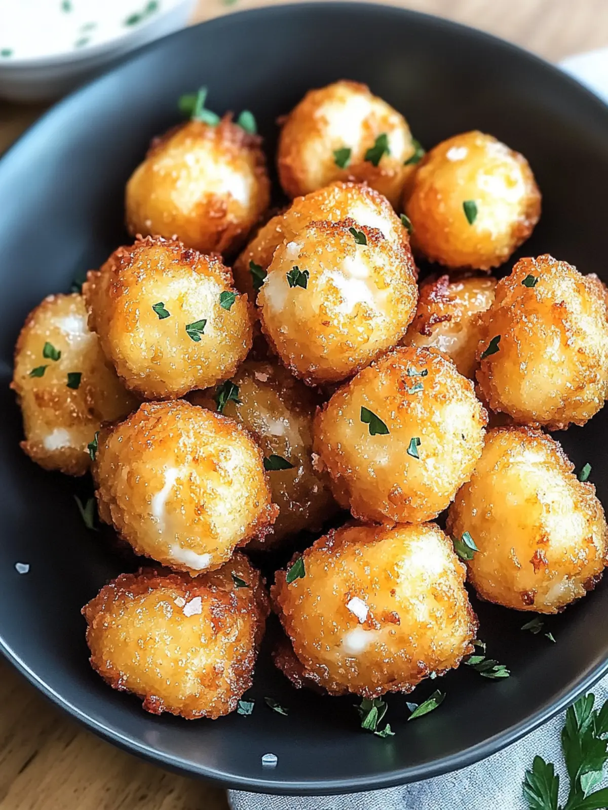Two Ingredient Cottage Cheese Tots