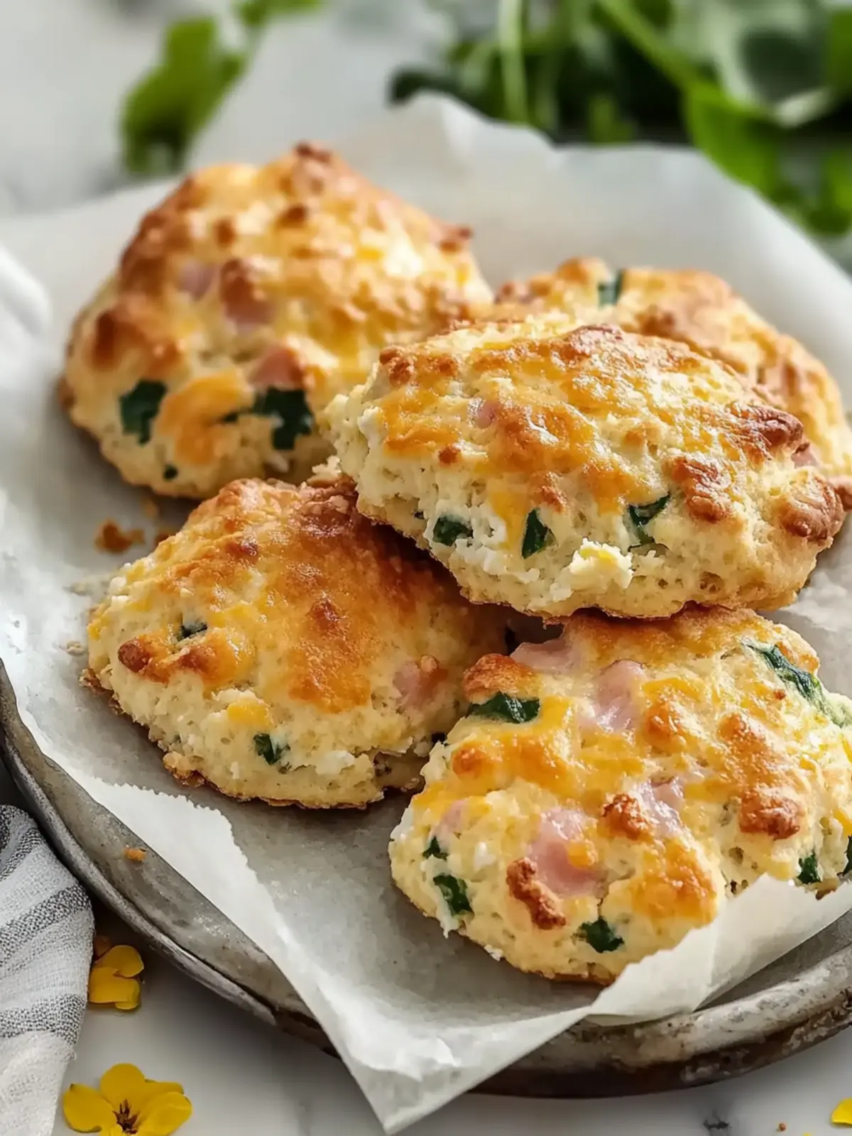 Hearty Cottage Cheese Breakfast Biscuits