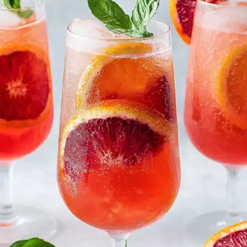 Blood Orange Mocktail Spritzer