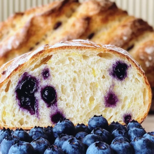 blueberry lemon sourdough bread