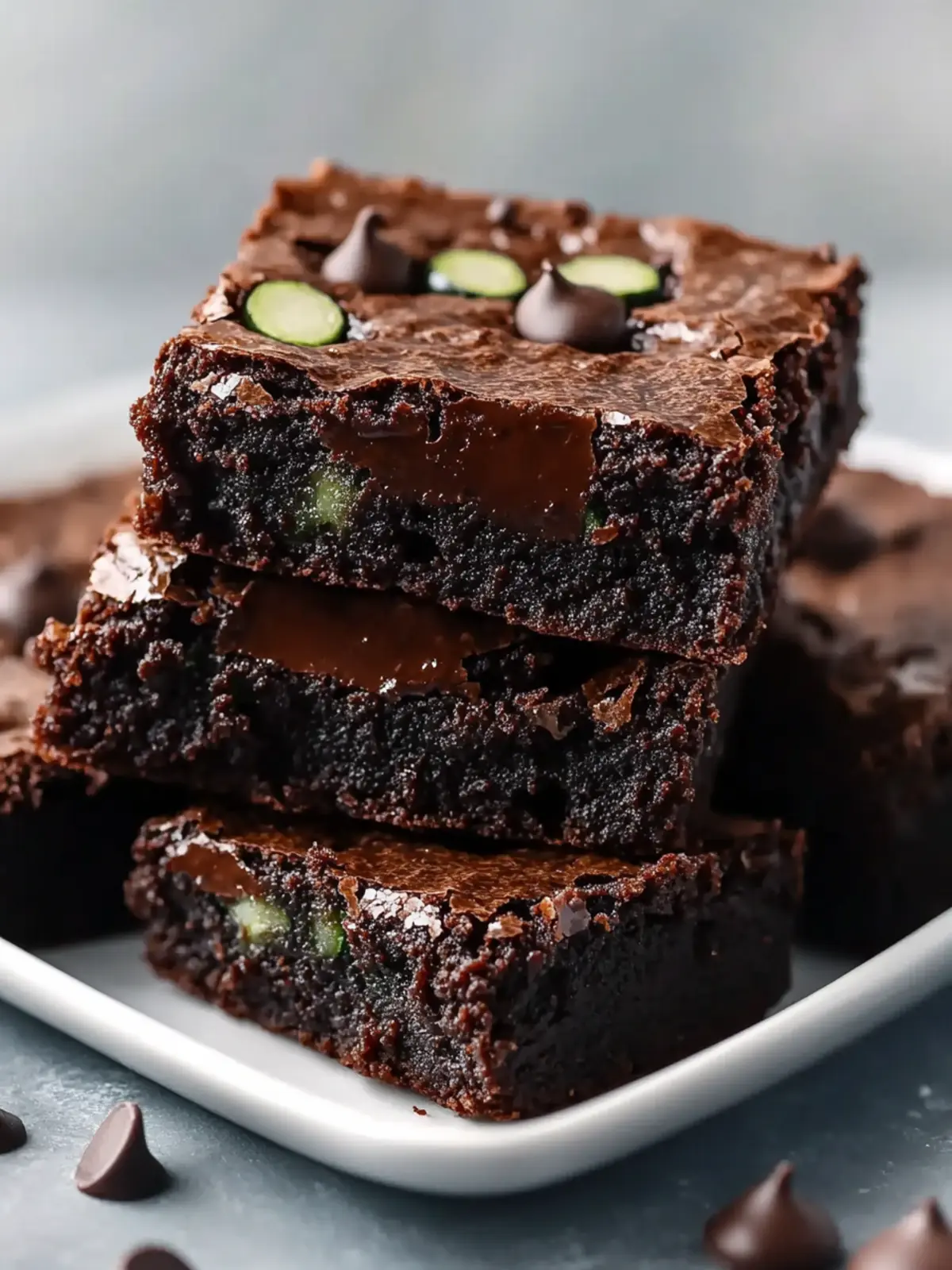 Low Carb Gluten Free Keto Zucchini Brownies
