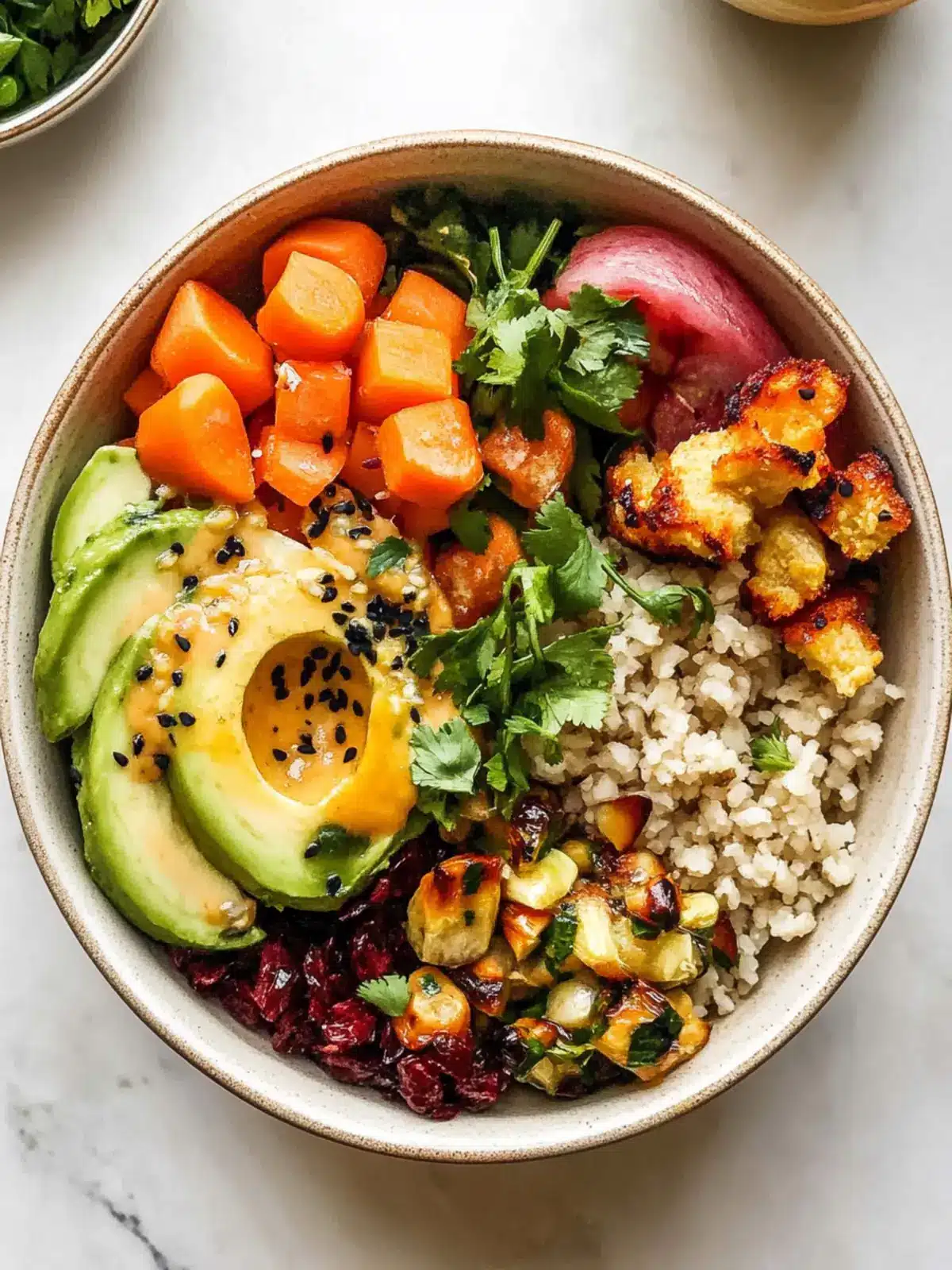 DELICIOUS Anti-Inflammatory Harvest Glow Bowl, dietitian recipe