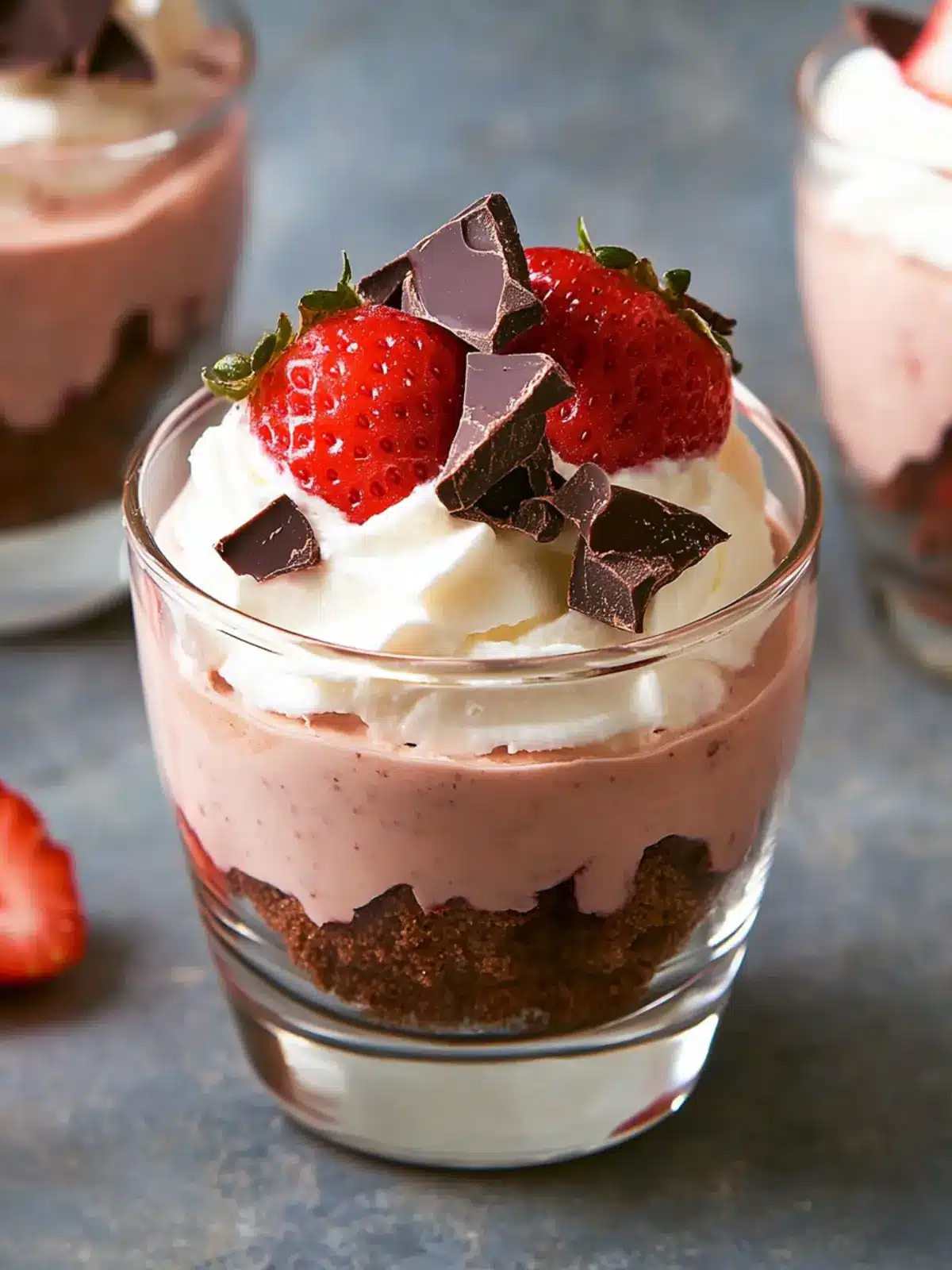 Chocolate-Covered Strawberry Mousse