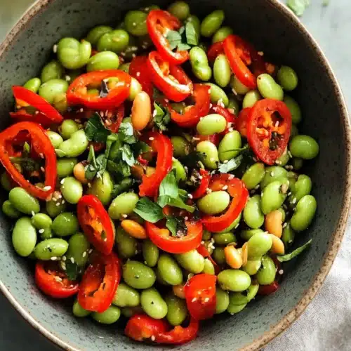 Quick Roasted Edamame Salad