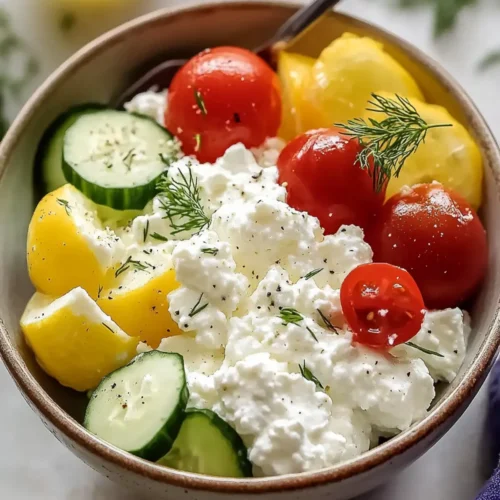 Best Greek Cottage Cheese Bowl