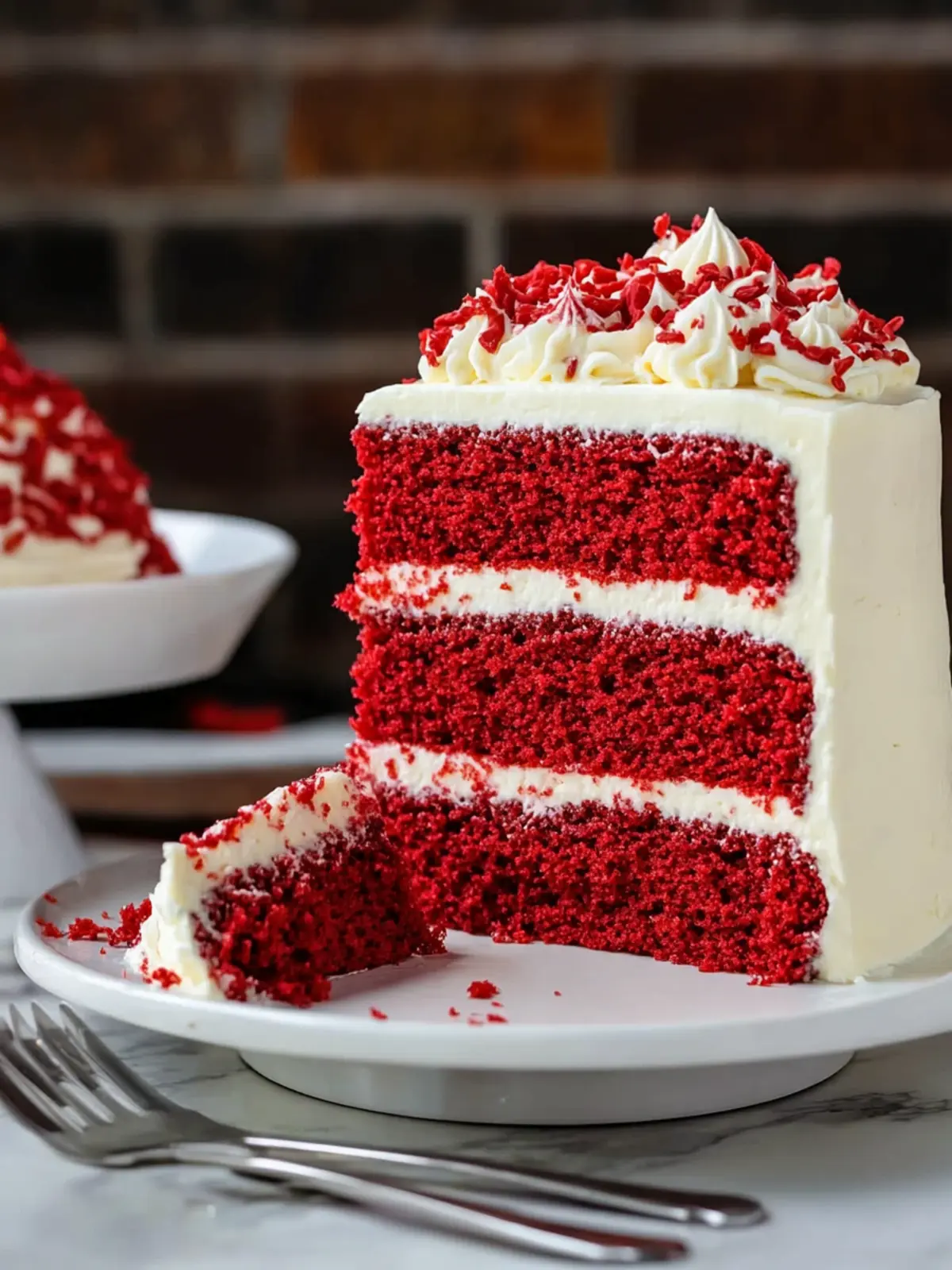 Classic Red Velvet Layer Cake with Cream Cheese Frosting