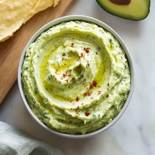 Creamy Avocado Cottage Cheese Dip