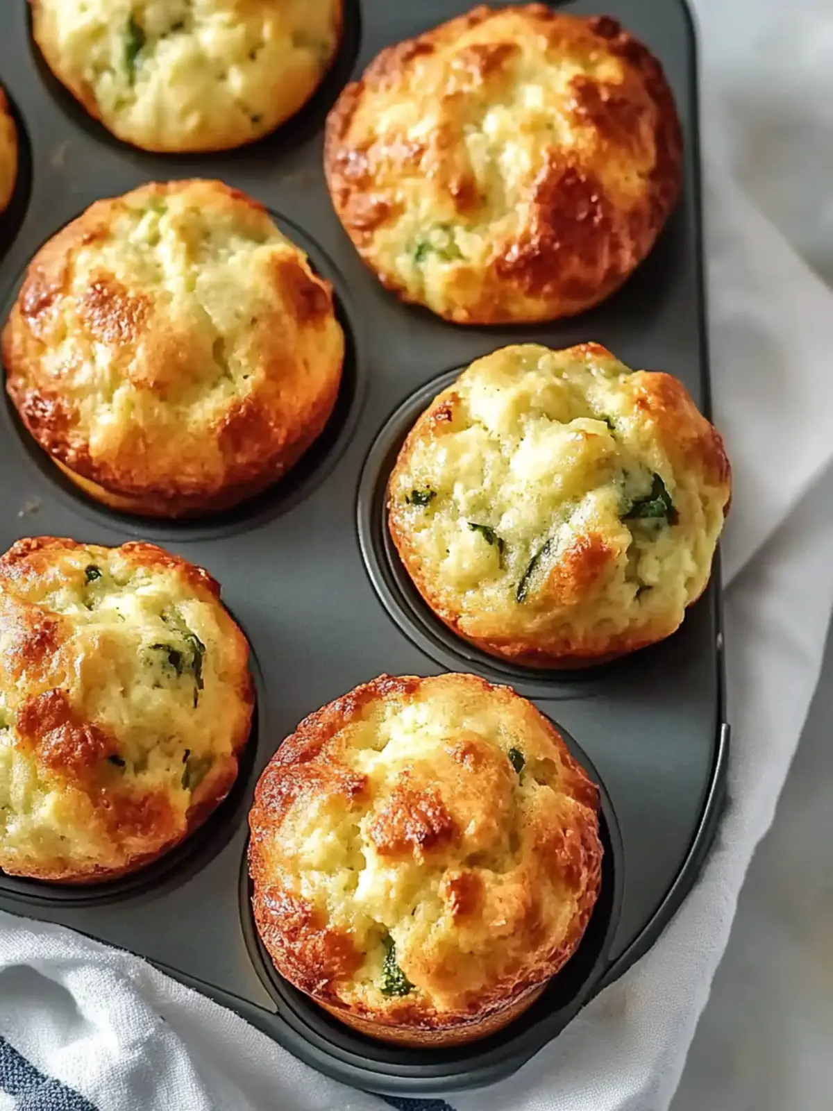 Quick Cottage Cheese Breakfast Muffins