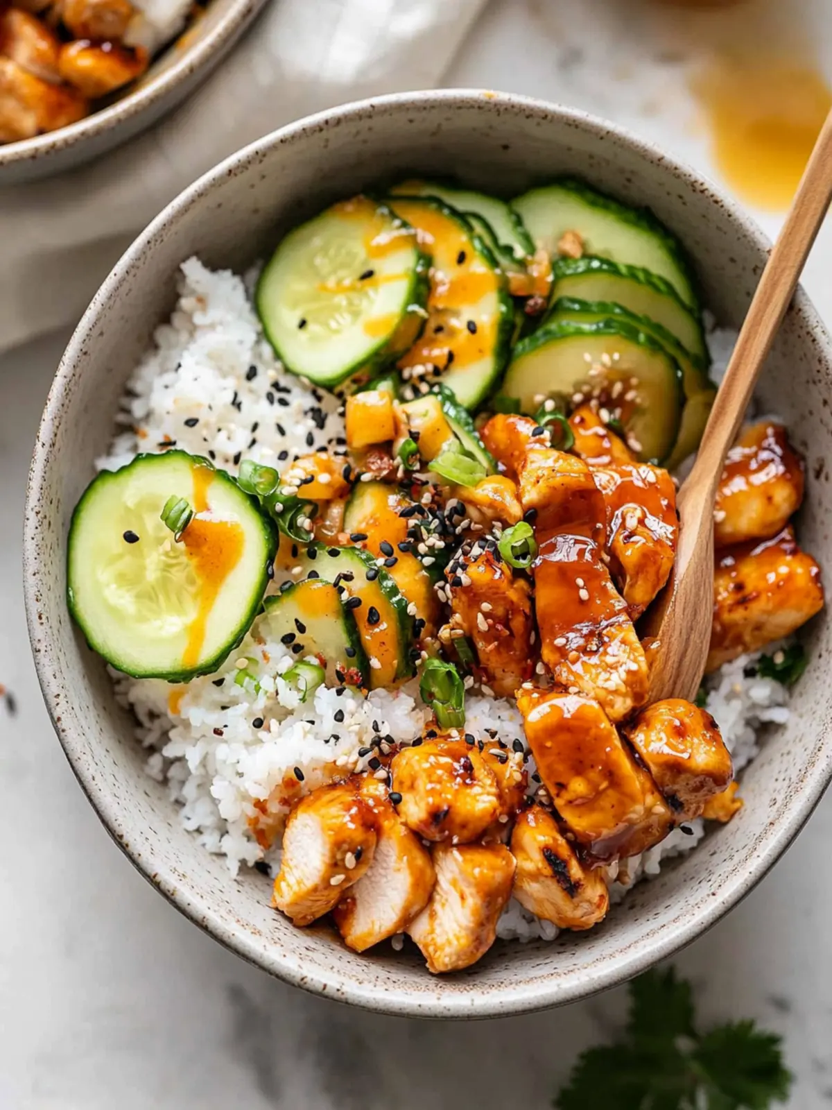 Hot Honey Chicken Bowls