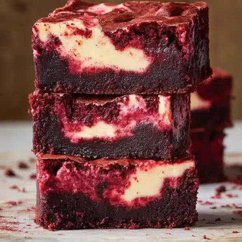 Red Velvet Cheesecake Brownies