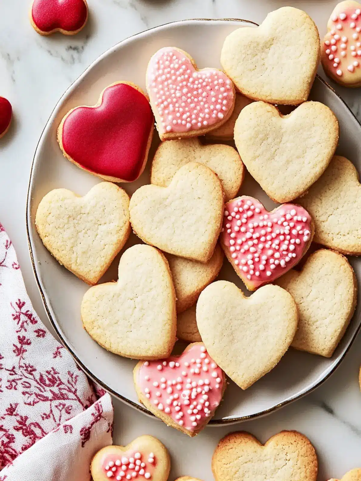 Delicious Heart Cookies with Creamy Buttercream Bliss