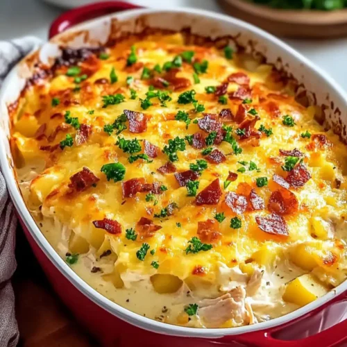 Chicken and Potato Casserole with Cream of Chicken Soup