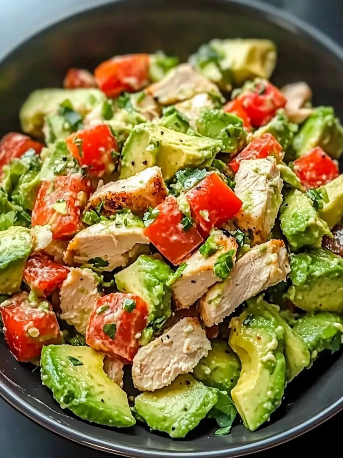 Healthy Avocado Chicken Salad