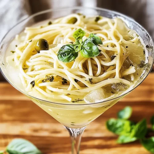 Dirty Martini Pasta