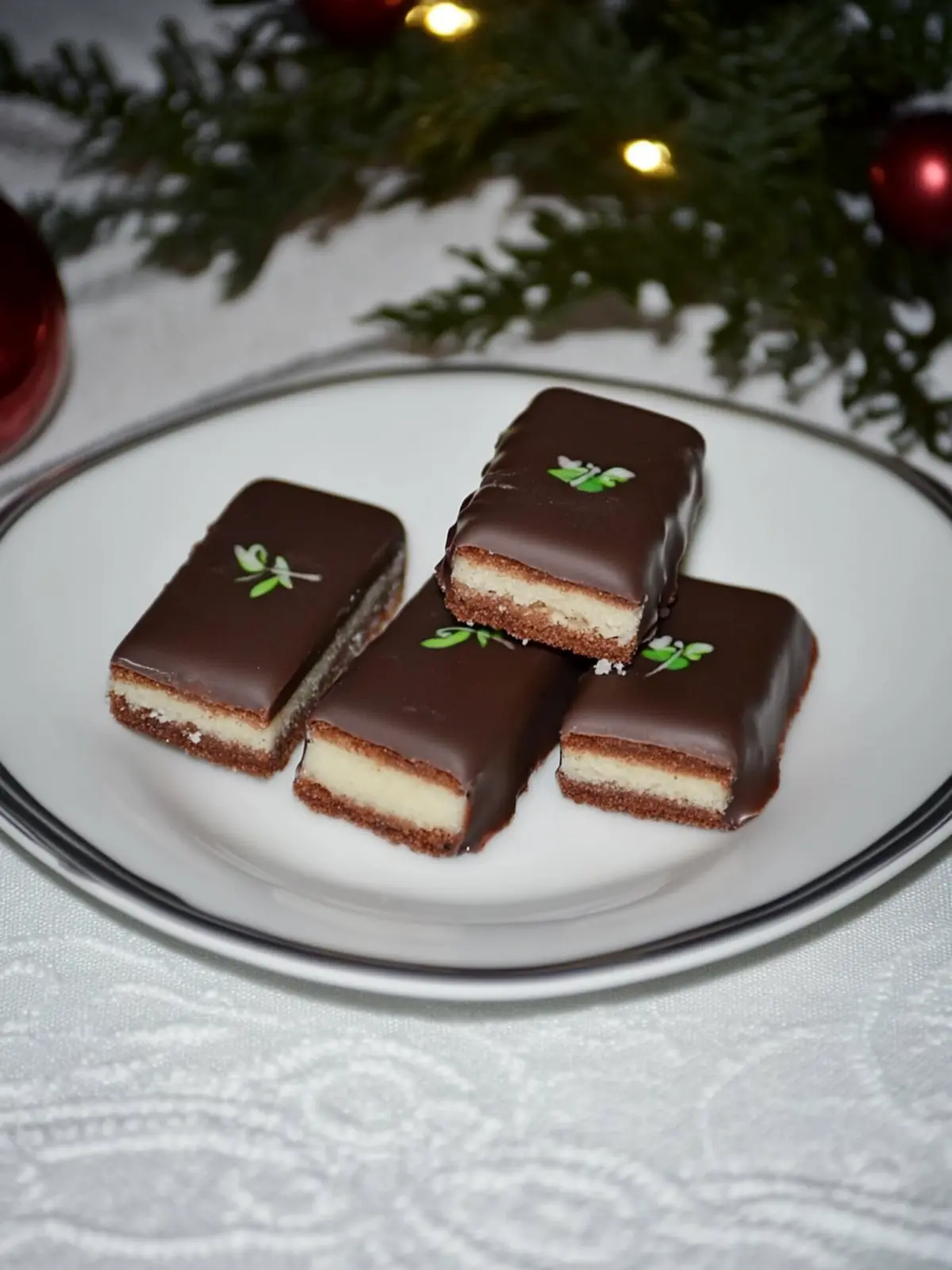 Chocolate‑Dipped Wafer Cookies recipe