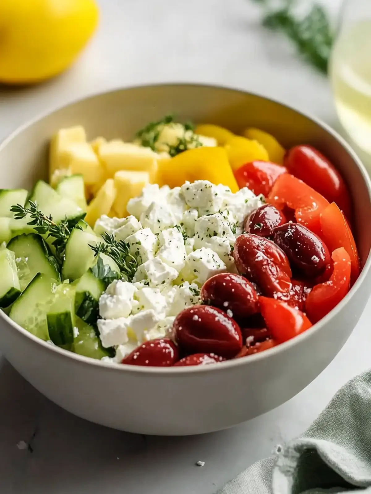 Best Greek Cottage Cheese Bowl
