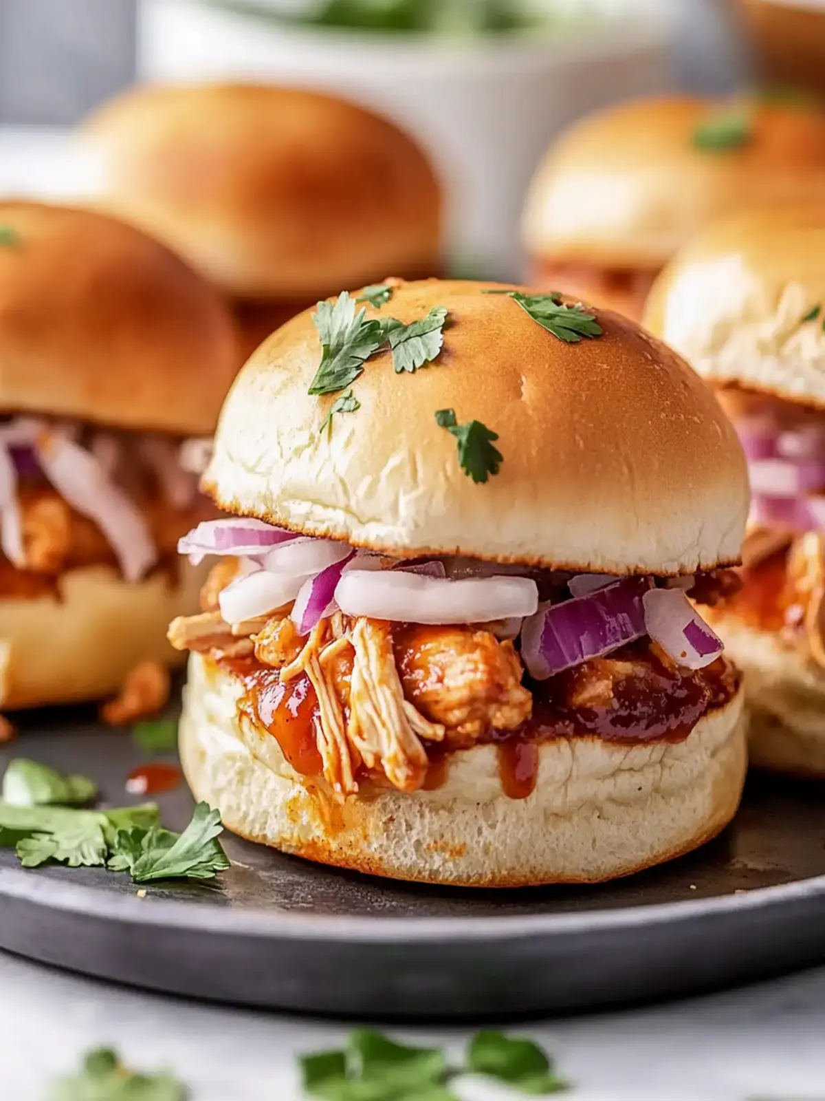 Classic BBQ Chicken Sliders