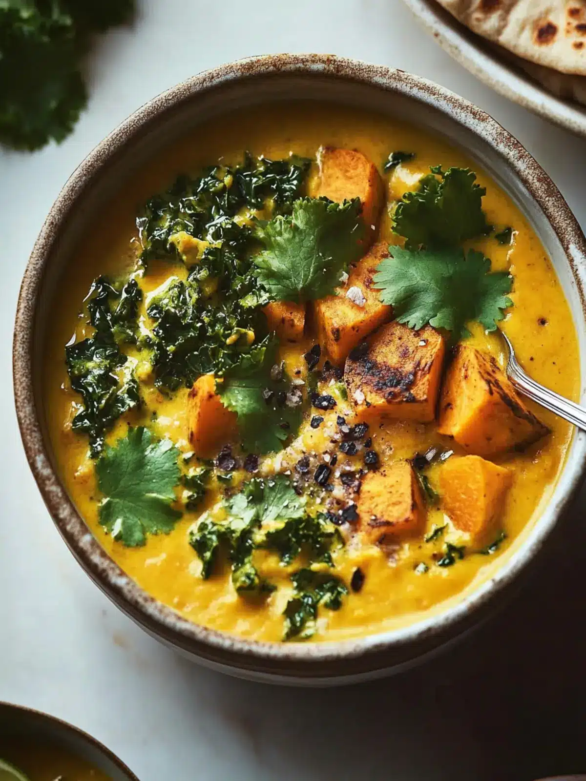 Sweet Potato Kale Coconut recipe