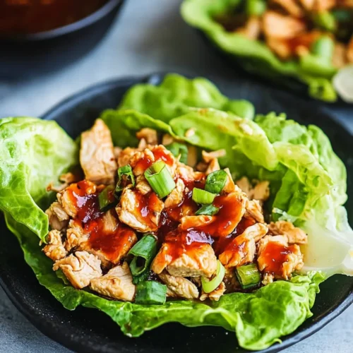 asian chicken lettuce wraps