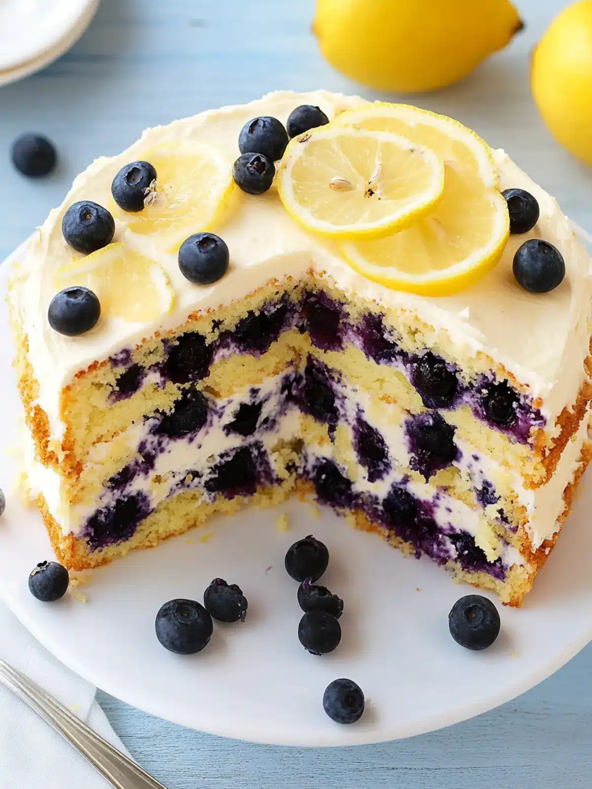 Lemon-Blueberry Cake