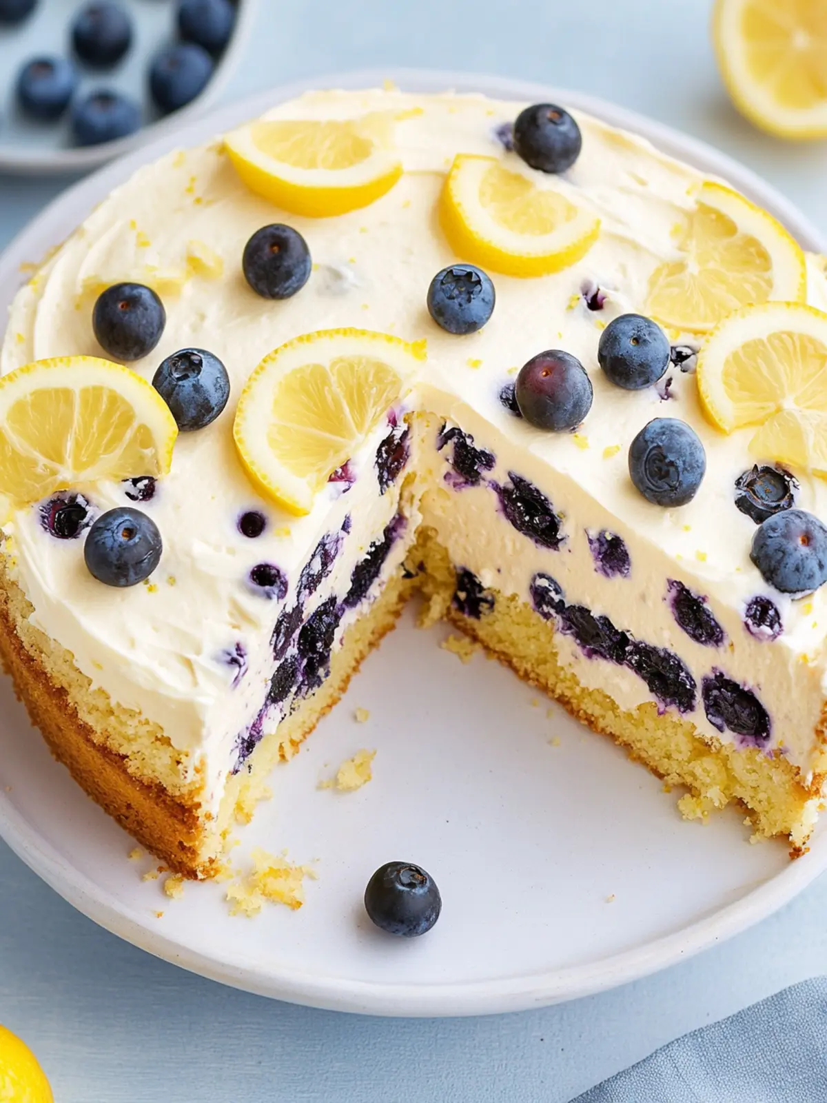 Lemon-Blueberry Cake