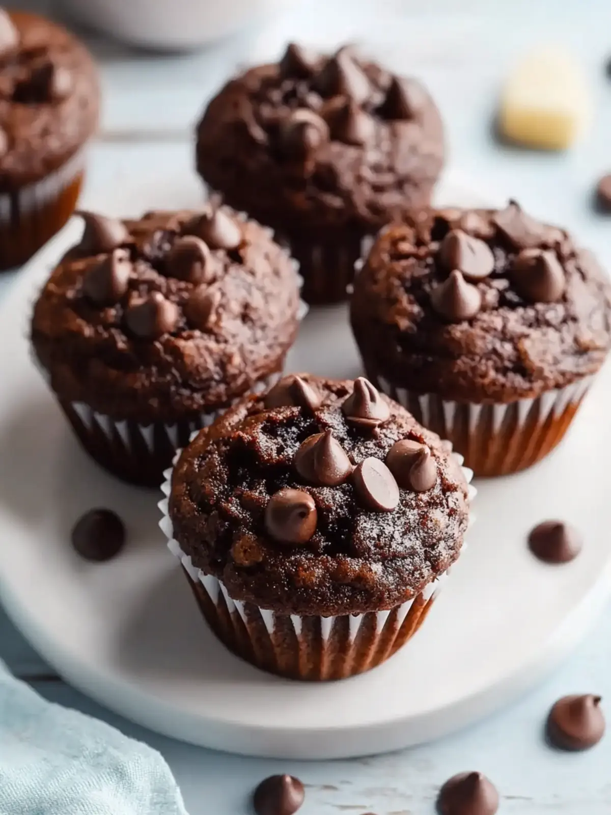 Chocolate Kodiak Cake Protein Muffins