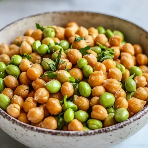 Tasty Roasted Chickpeas and Edamame