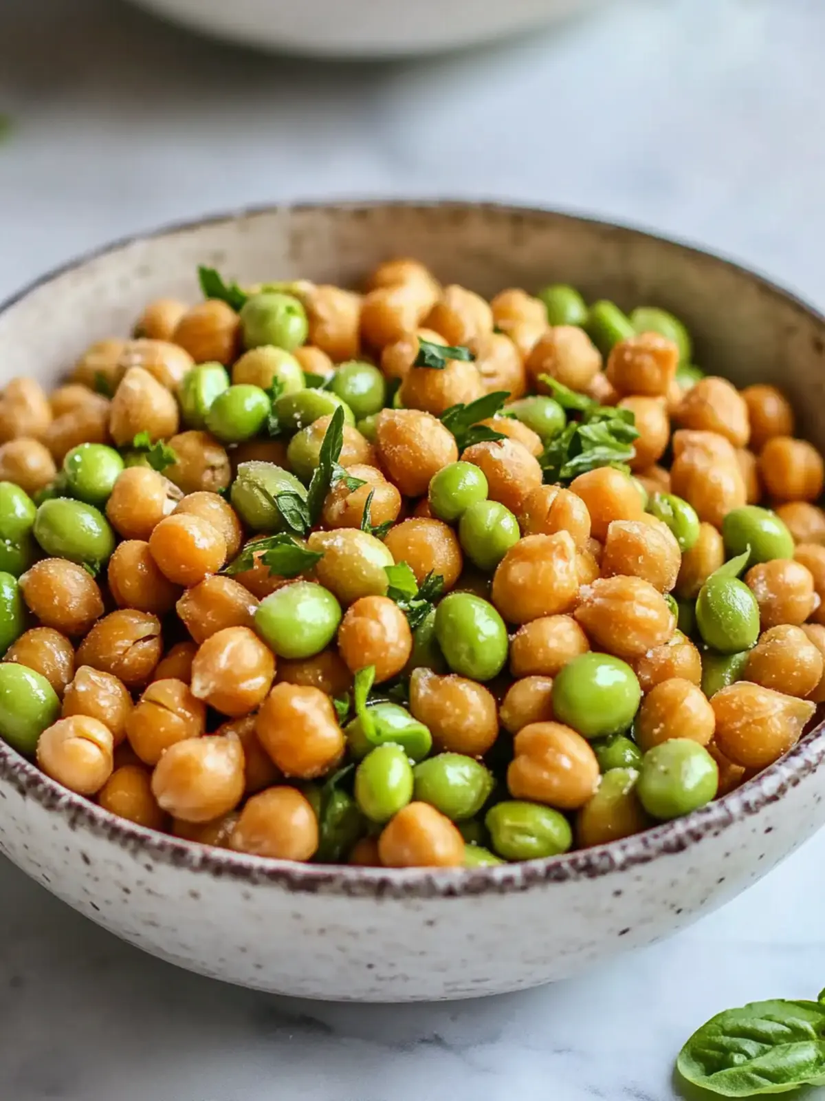 Tasty Roasted Chickpeas and Edamame