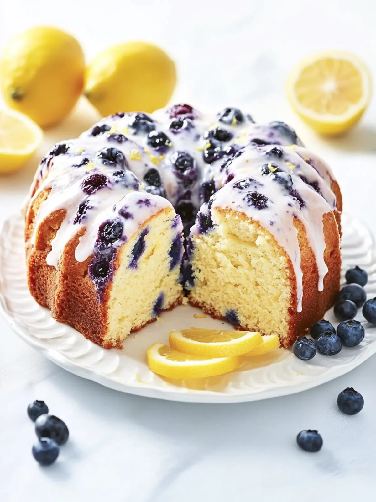 Lemon-Blueberry Pound Cake