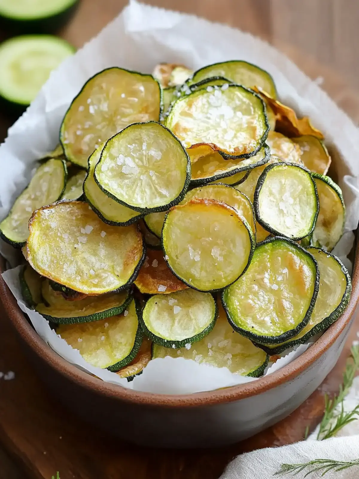 Best Salt and Vinegar Zucchini Chips