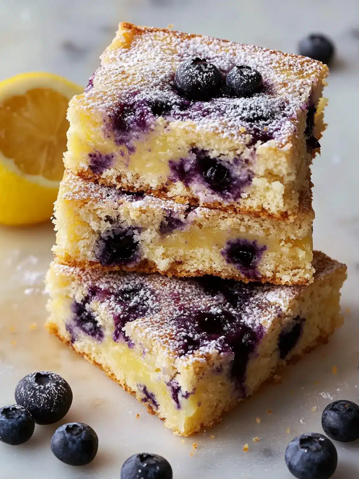 Lemon Blueberry Bar
