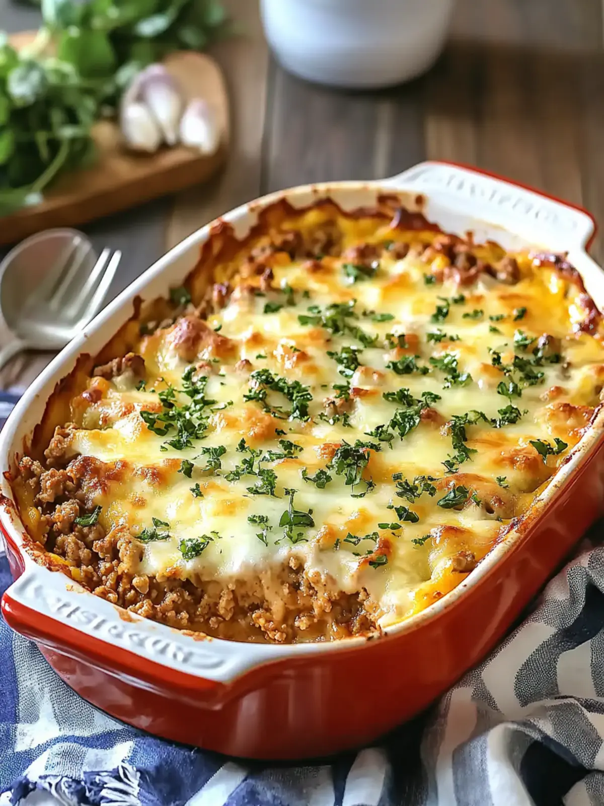 Delicious Low Carb Ground Turkey Casserole for Cozy Nights