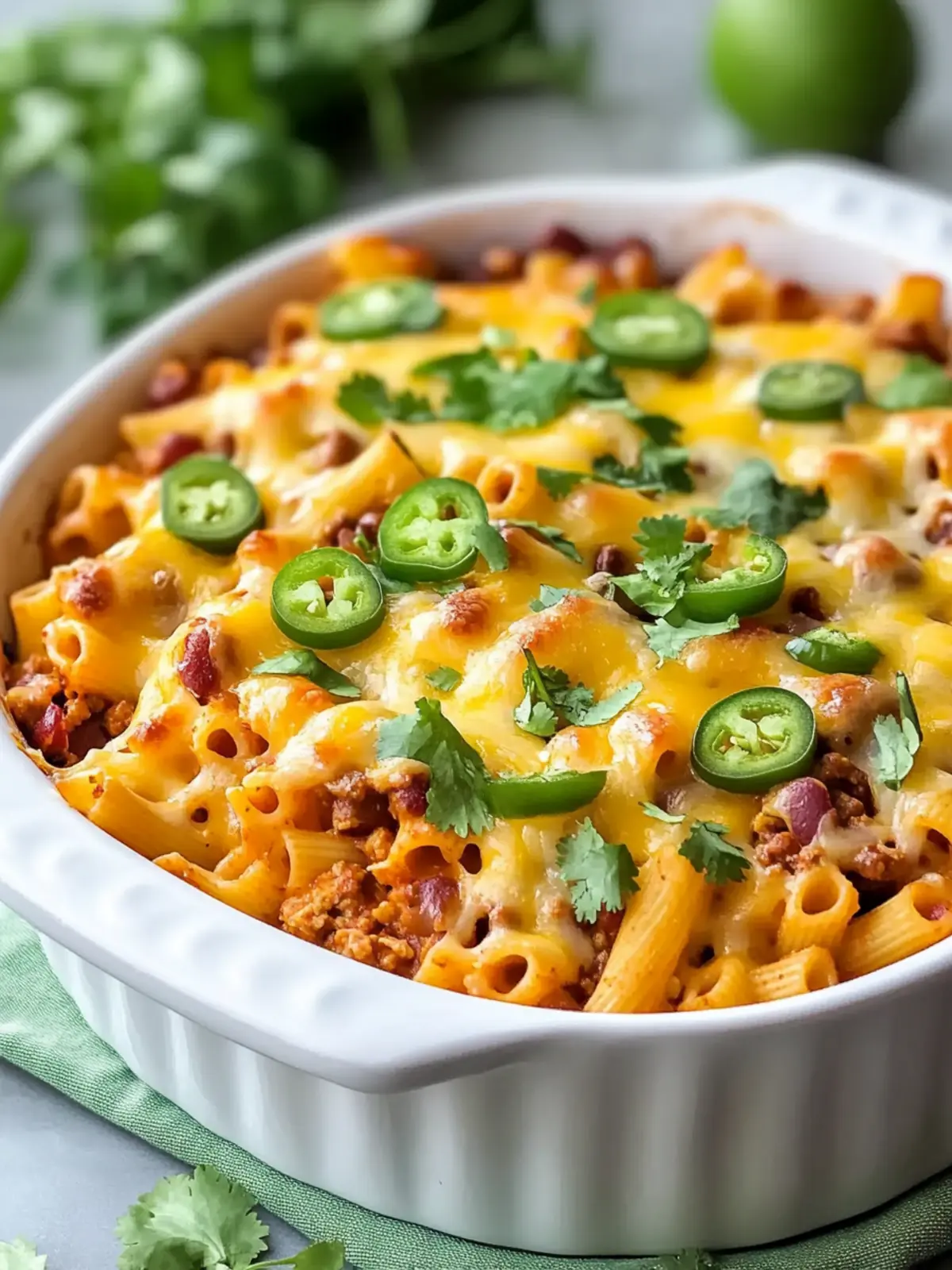 Loaded Taco Pasta Bake