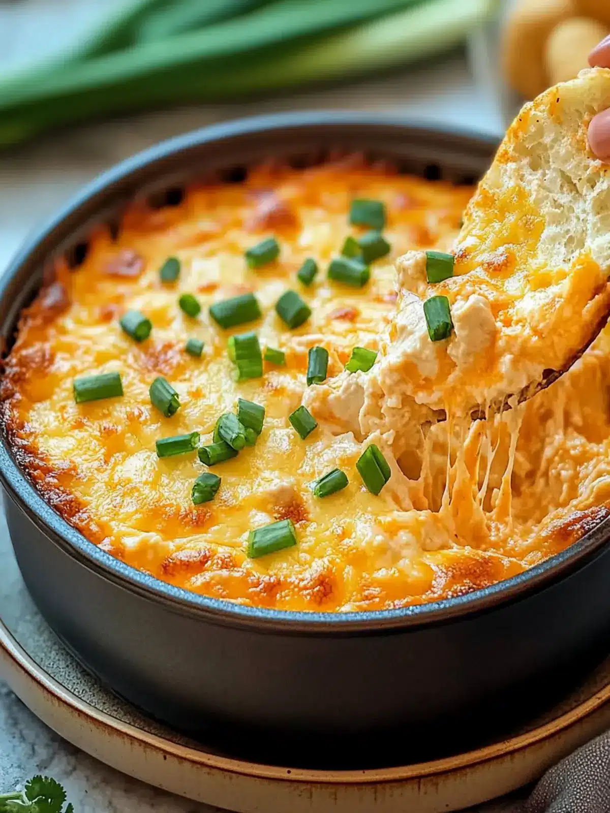Homemade Air Fryer Buffalo Chicken Dip