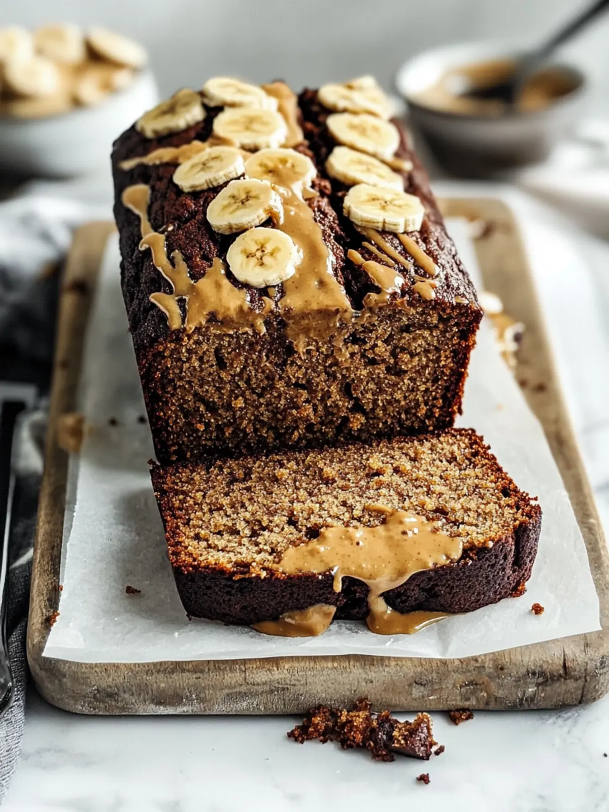 Peanut Butter Banana Bread