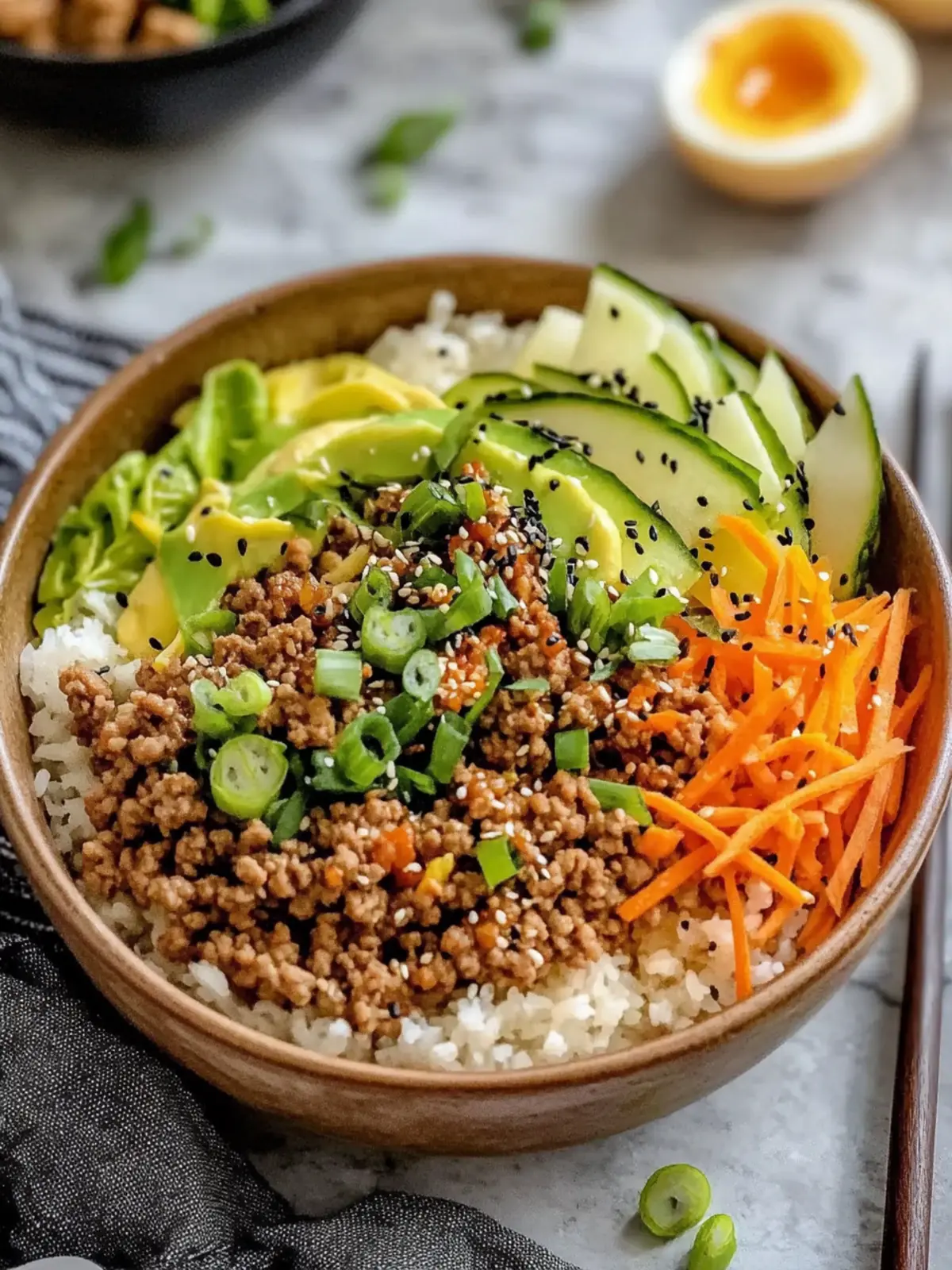 Dairy-Free Ground Turkey Egg Roll in a Bowl