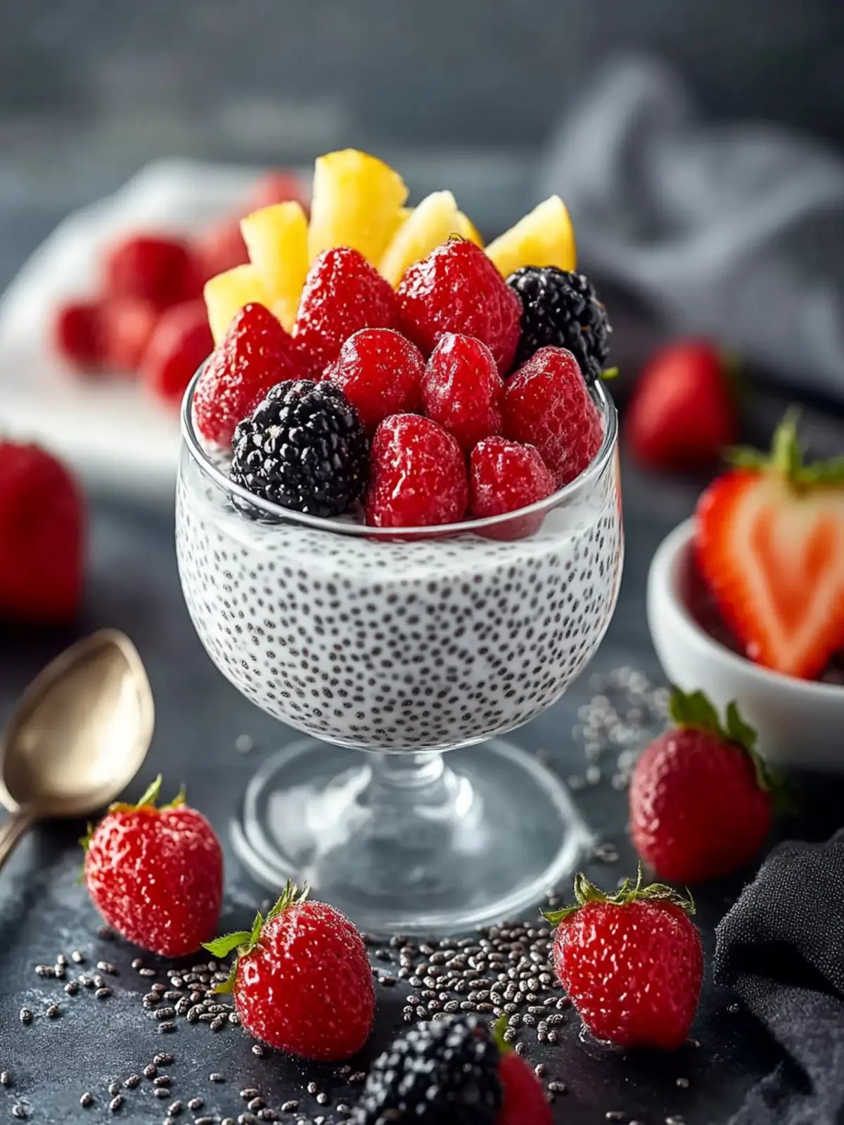 Simple Greek Yogurt Chia Seed Pudding