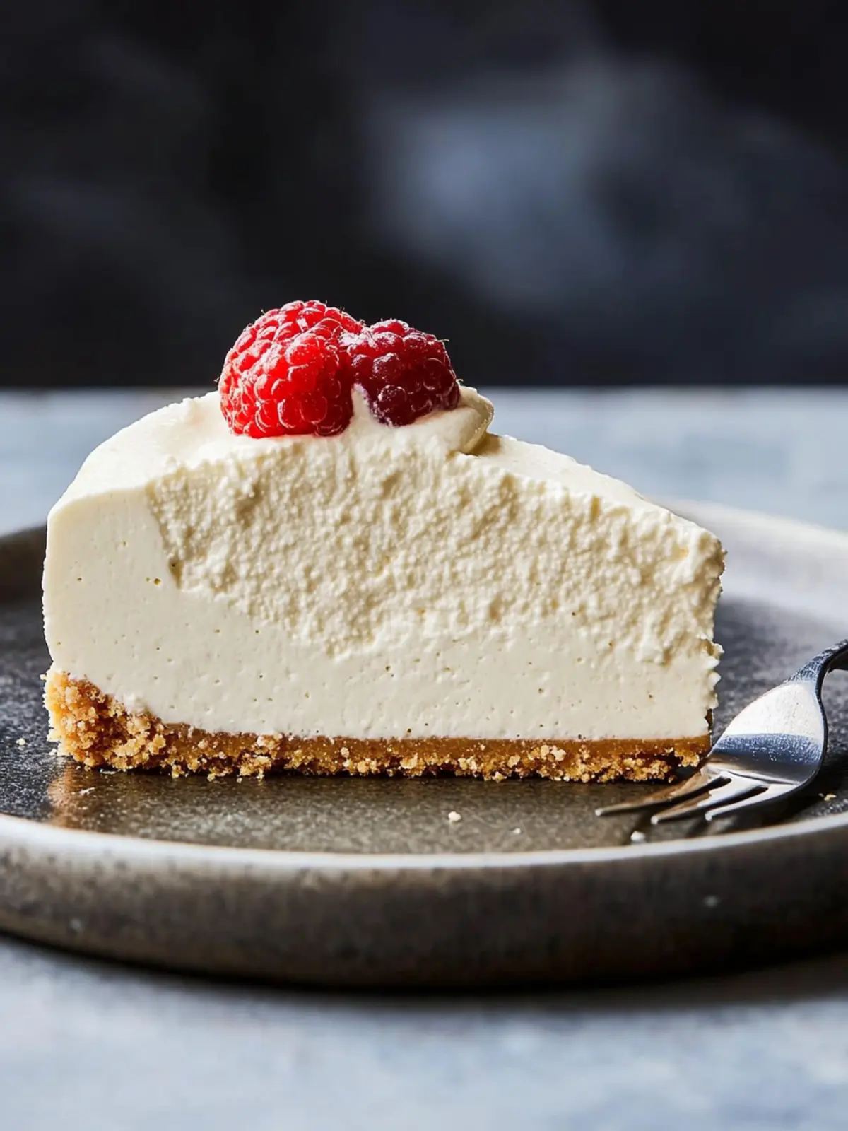 No-Bake Whipped Ricotta Cheesecake