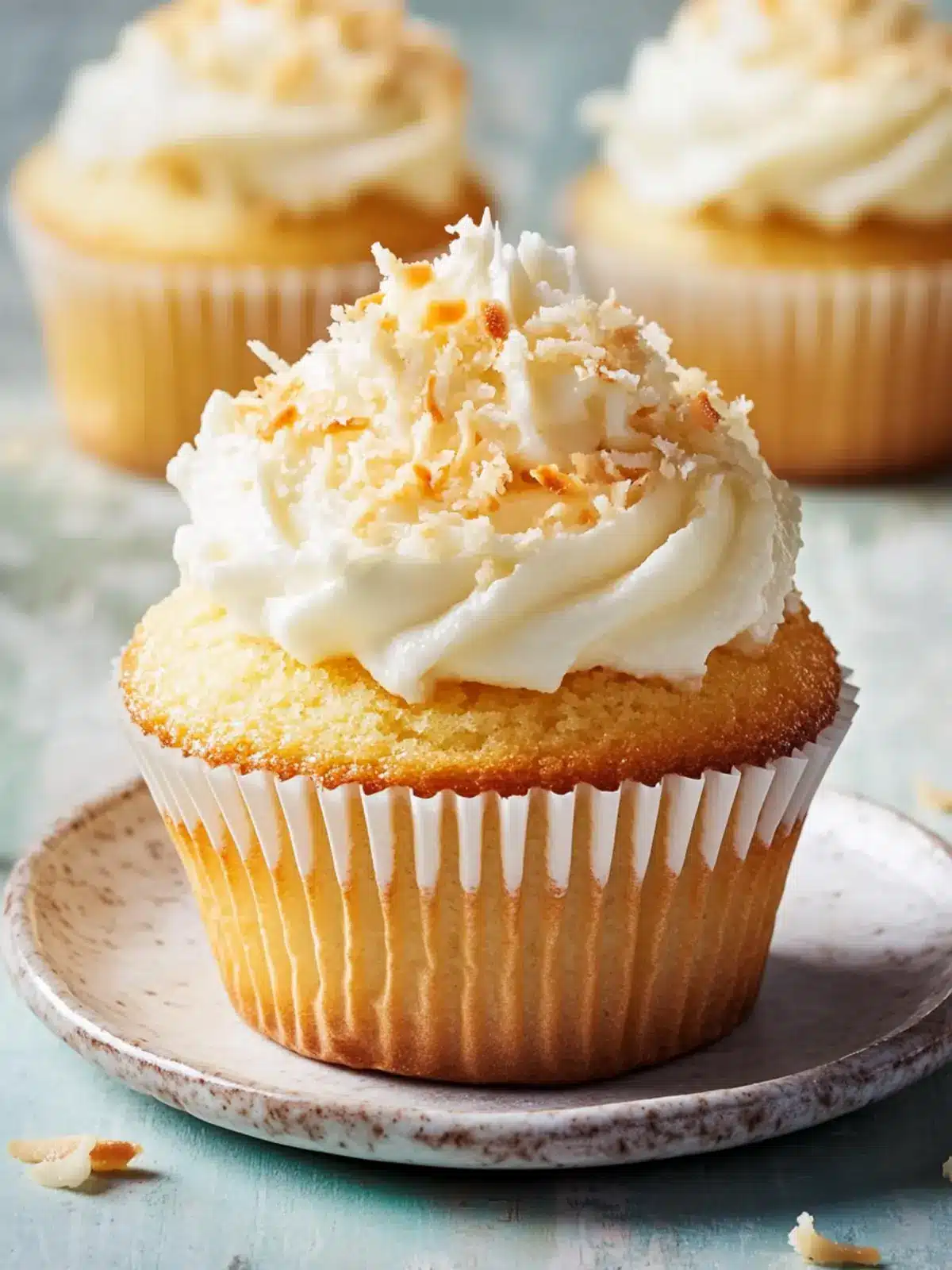 Coconut Cream Cupcakes