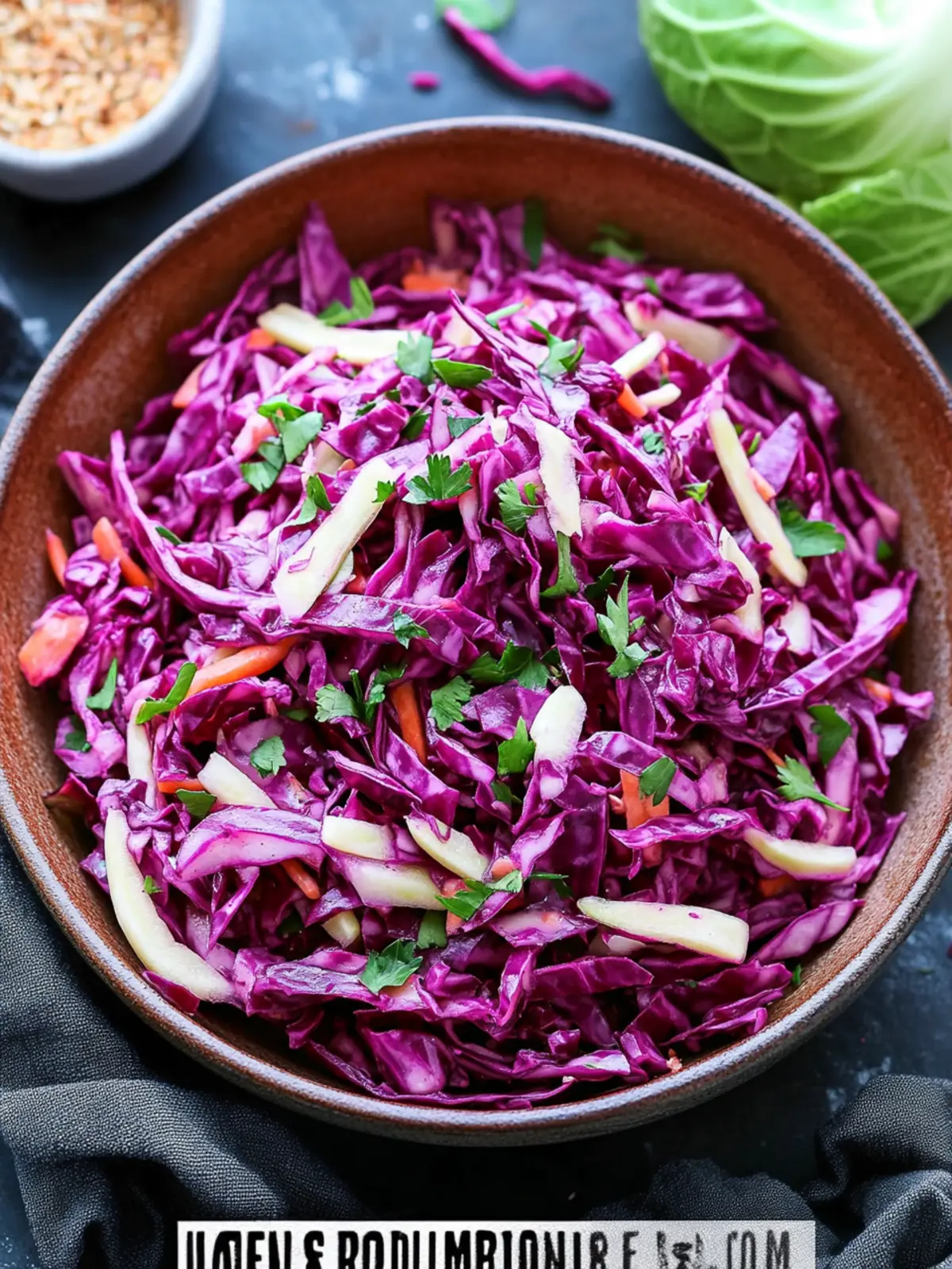 Red Cabbage Slaw Recipe
