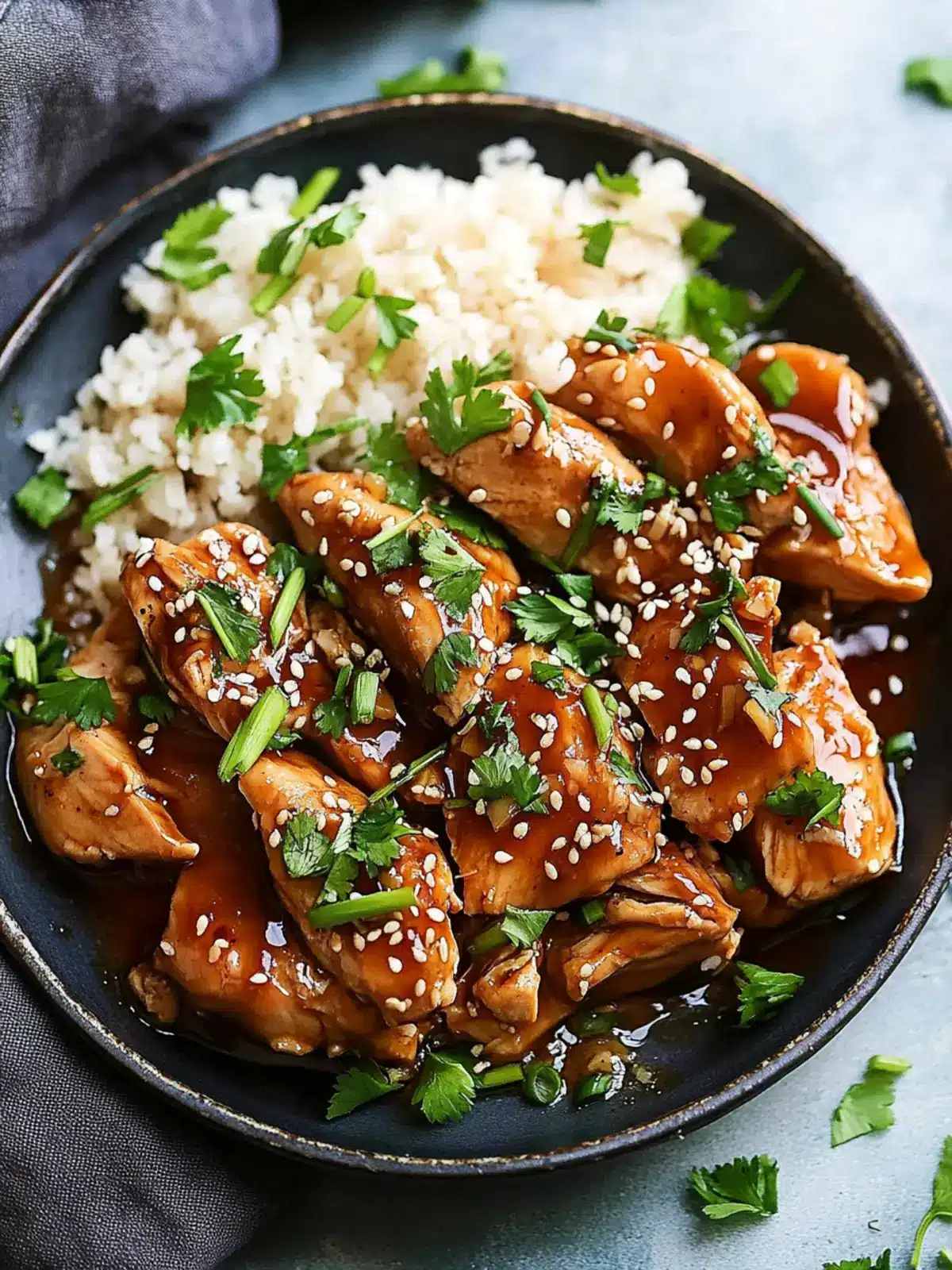 Slow Cooker Honey Garlic Chicken