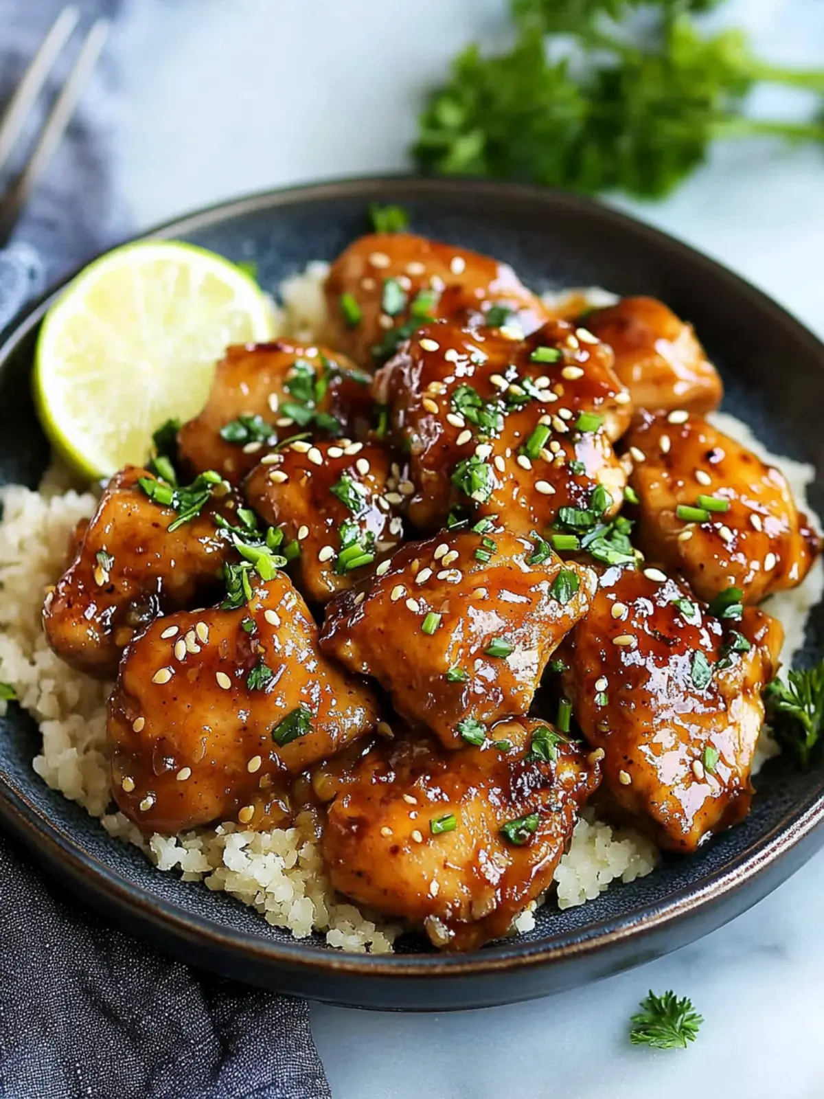 Slow Cooker Honey Garlic Chicken