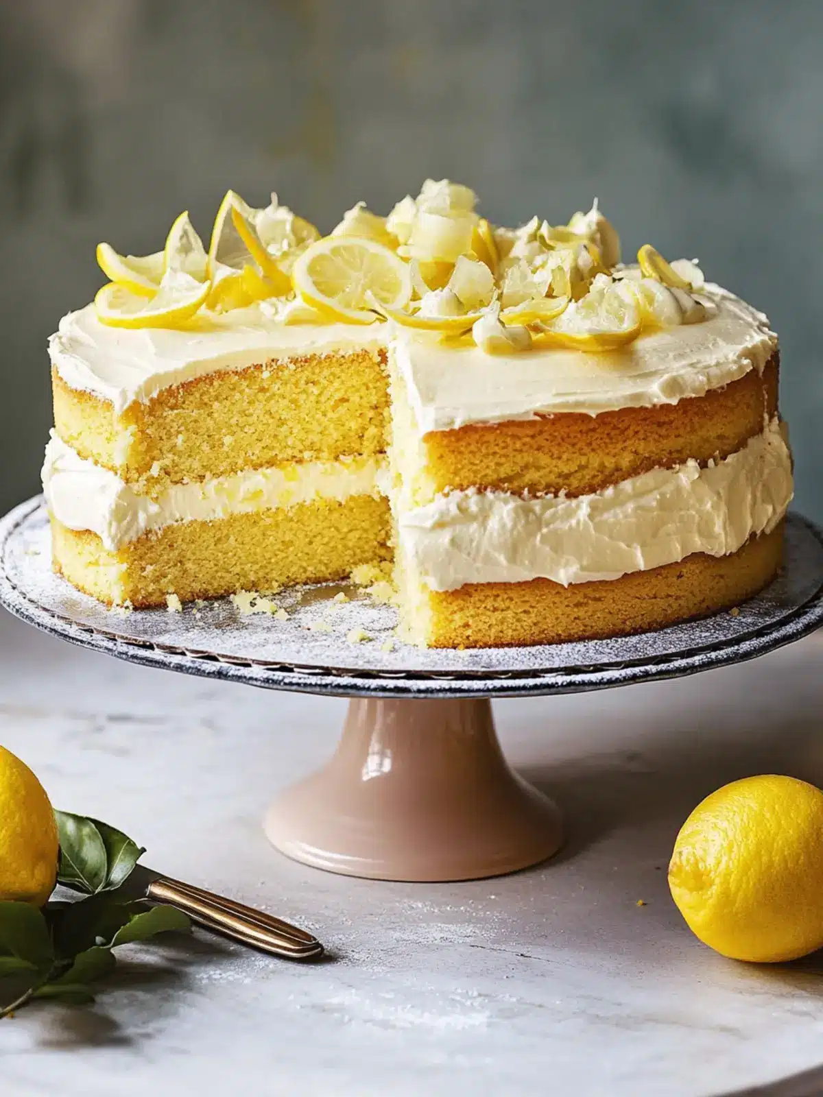 Lemon Cream Cake